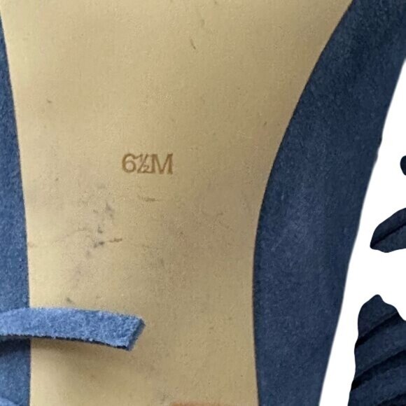 Guess Shoes Ara Studded Fringe Mule Slides Peep Toe Sandals Heels Size 6.5 - Picture 9 of 9